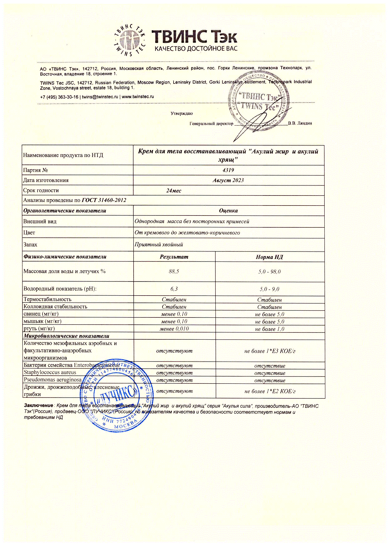 Паспорт №082023